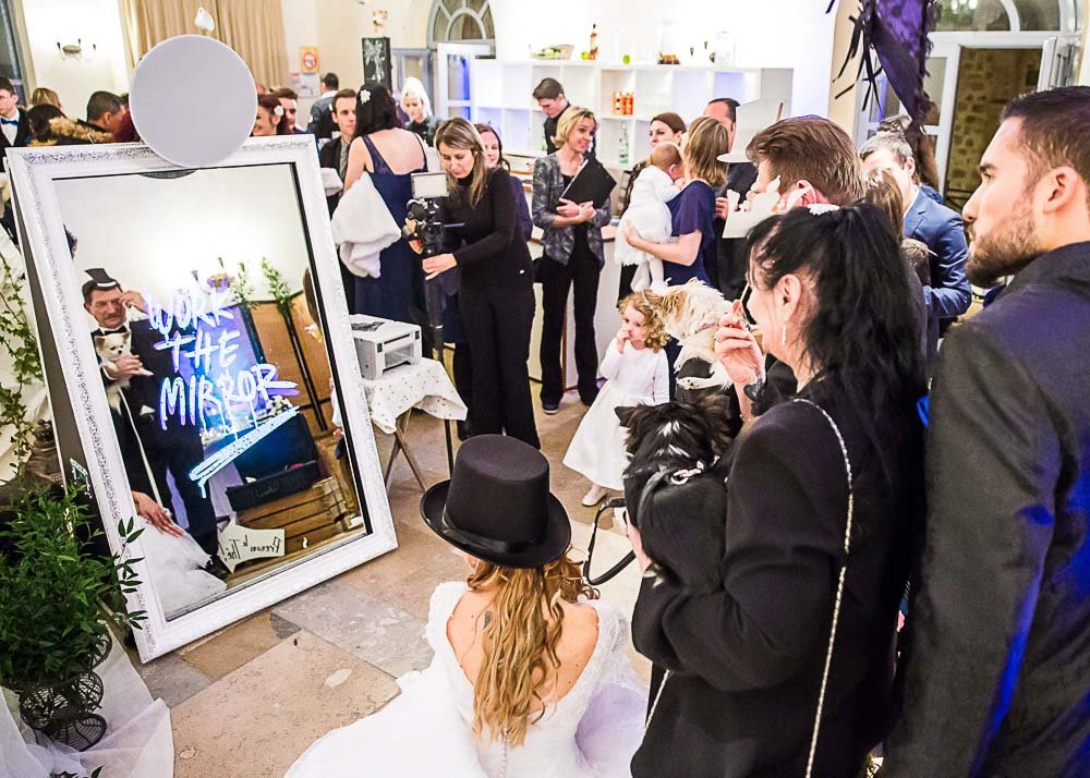 Location photobooth Toulon Miroir Magic pour votre mariage 1 Miroir Toulon
